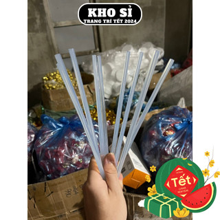 Keo nến silicon màu trắng nhỏ dài 24cm