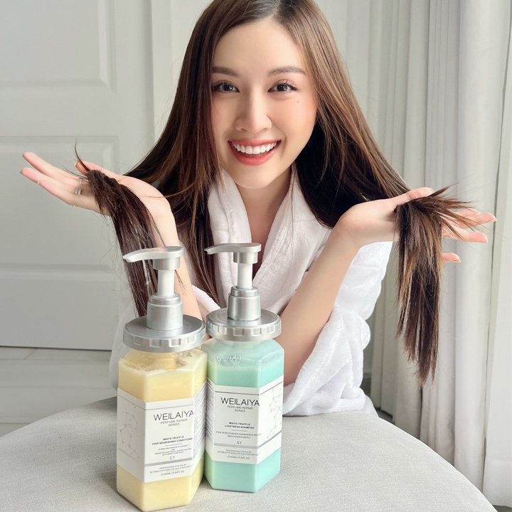 Dầu gội weilaiya phục hồi đa tầng nấm truffle,bộ dầu gội ngăn rụng tóc phục hồi tóc hư tổn,tóc tẩy, tóc dầu tóc khô gàu