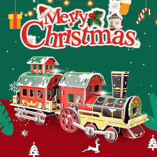 Bộ đồ chơi lắp ghép 3D chủ đề giáng sinh cho bé, đồ chơi handmade DIY giáng sinh quà tặng giáng sinh noel cho bé