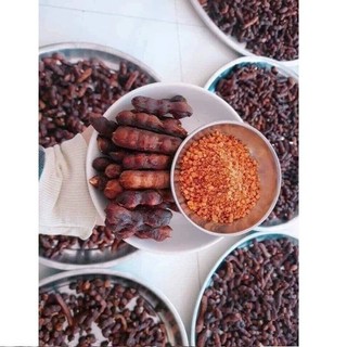 Me Lào kèm Muối tôm - 500g Thơm ngon vị ngọt dịu - đặc sản