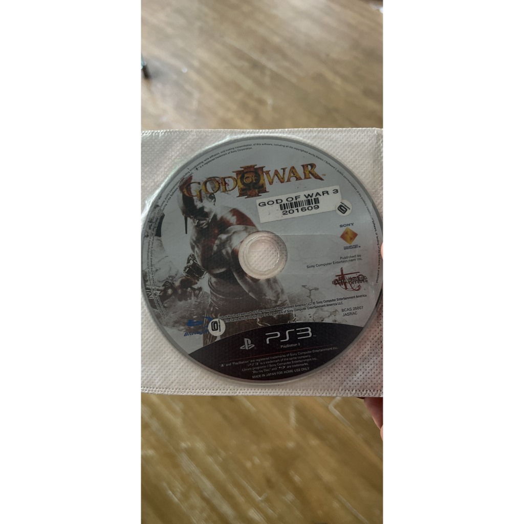 God Of War 3 ps3 - đĩa game ps3 gốc - 2nd
