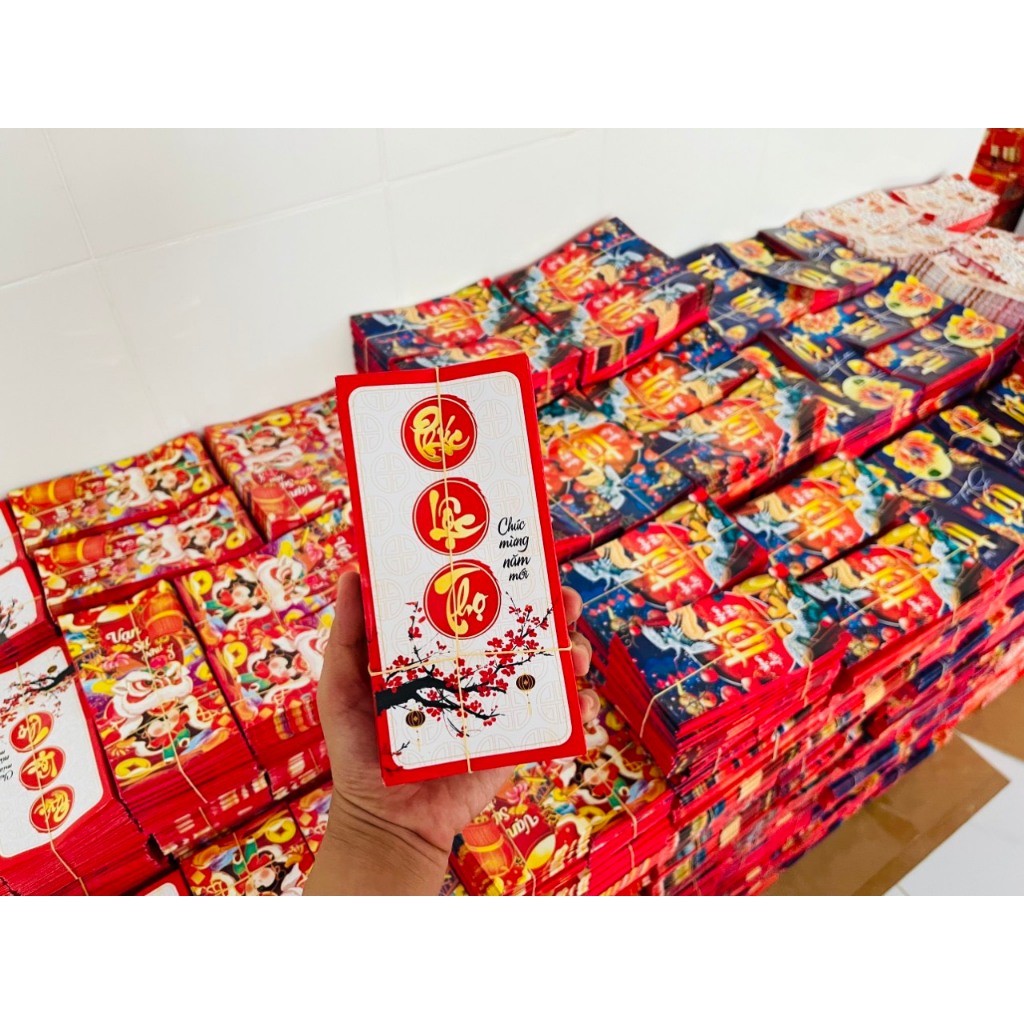 Bao Lì Xì Năm Mới 2024 Nhiều Mẫu May Mắn - Phụ Kiện Misu