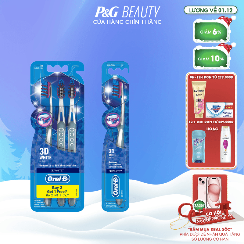 Bàn chải OralB 3D White