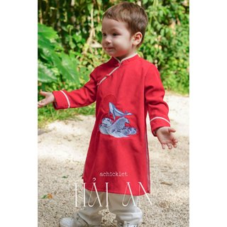 Áo dài bé trai Hải An