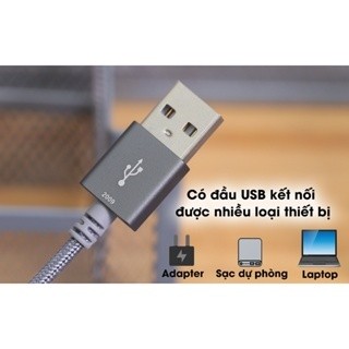 Cáp L 1m Mbest DS949-WB Xám ( Likenew )