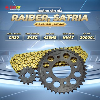 Nhông sên dĩa satria fi, raider fi, raider r150 fi – nsd satria, raider catta chất lượng cao sên 10 ly 428hs