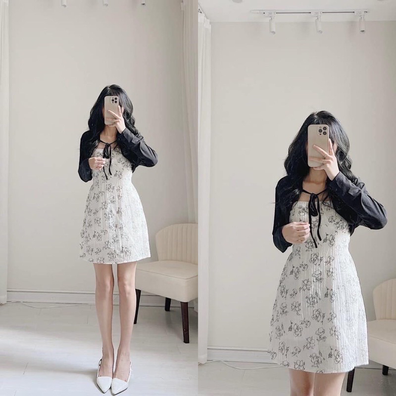 Váy babydoll trơn bèo 🔥