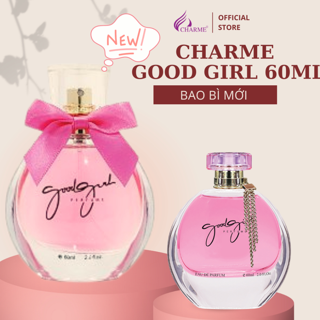 Nước hoa nữ GoodGirl Charme chính hãng cao cấp mùi hương hoa cỏ nhẹ nhàng thanh thoát lưu hương lâu 7-10 tếng 60ml