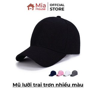 Mũ lưỡi trai trơn nhiều màu