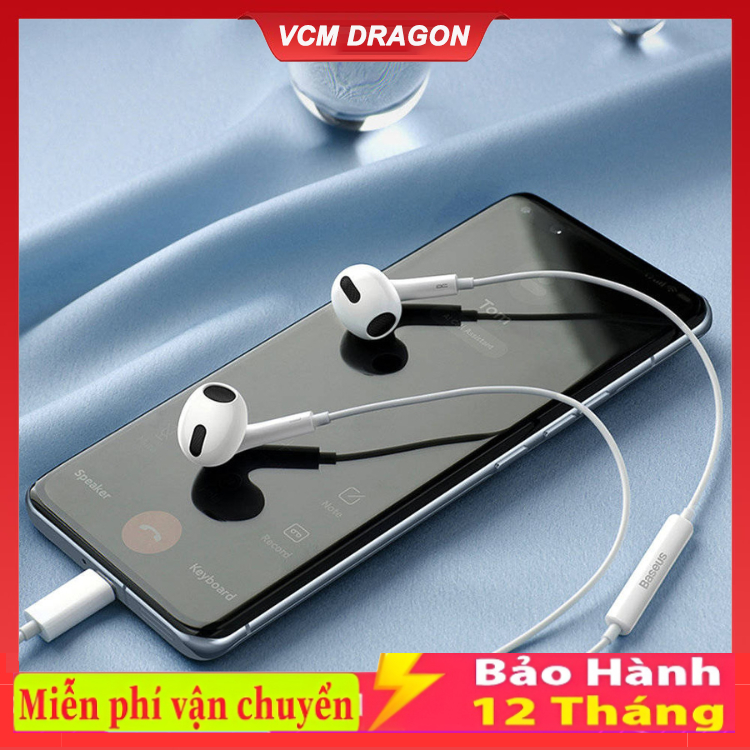 Tai Nghe Nhét Tai Type C Có Mic Cho Samsung Galaxy S21 Ultra S20 FE Note 10 Google Pixel 6 5 4XL One