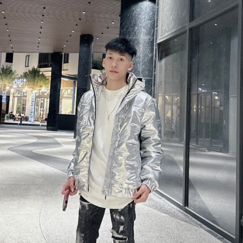 Áo Khoác Phao Bạc và Đen Bóng Nam Vân Ngang Siêu Cấp Chất Liệu Lông Vũ Thời Trang Nam Hottrend 2023