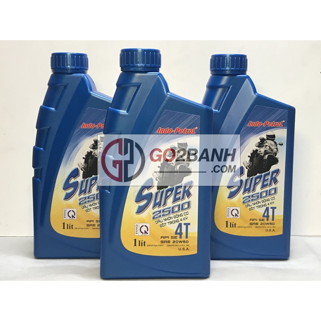 Nhớt Indo Petrol Super 2500 20W50 Xe Số 1L