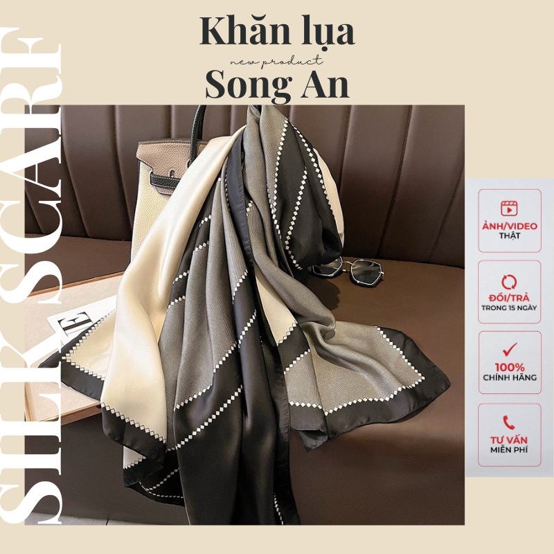 Khăn lụa quàng cổ,khăn lụa size 190x80cm