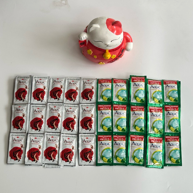 Combo 100 gói sữa tắm hoặc dầu gội  cho khách sạn, nhà nghỉ, gia đình