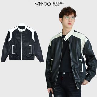 Áo Khoác Da Cao Cấp MANDO Chất Liệu Da PU Nhập Khẩu Phong Cách Hàn Quốc DA001
