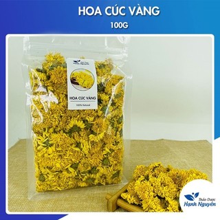 Hoa cúc vàng nguyên bông 100g,  trà hoa cúc khô, giúp an thần, ngủ ngon, đẹp da, dưỡng nhan - Thảo Dược Hạnh Nguyên