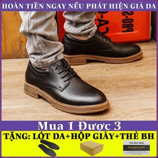 Giày tây nam cao cấp da bò mềm mại phong cách hiện đại bảo hành 1 năm Dr25