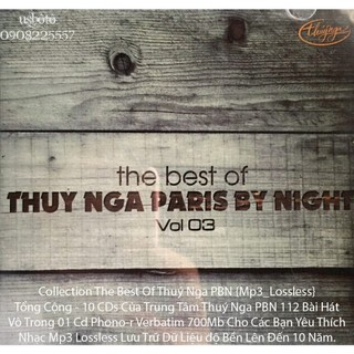 Cd mp3 collection the best of thuý nga 112 bài hát lossless
