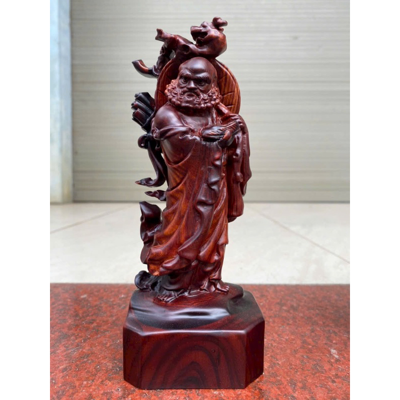 Tượng phật đạt ma sư tổ gỗ trắc