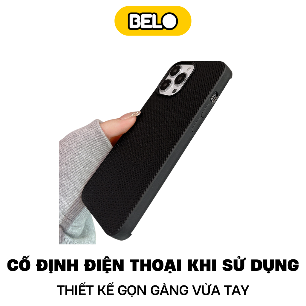 Ốp lưng iphone họa tiết đan, chống sốc cho ip 6/7plus/8/8plus/x/xr/xs/11/12/13/ pro/max– Belo