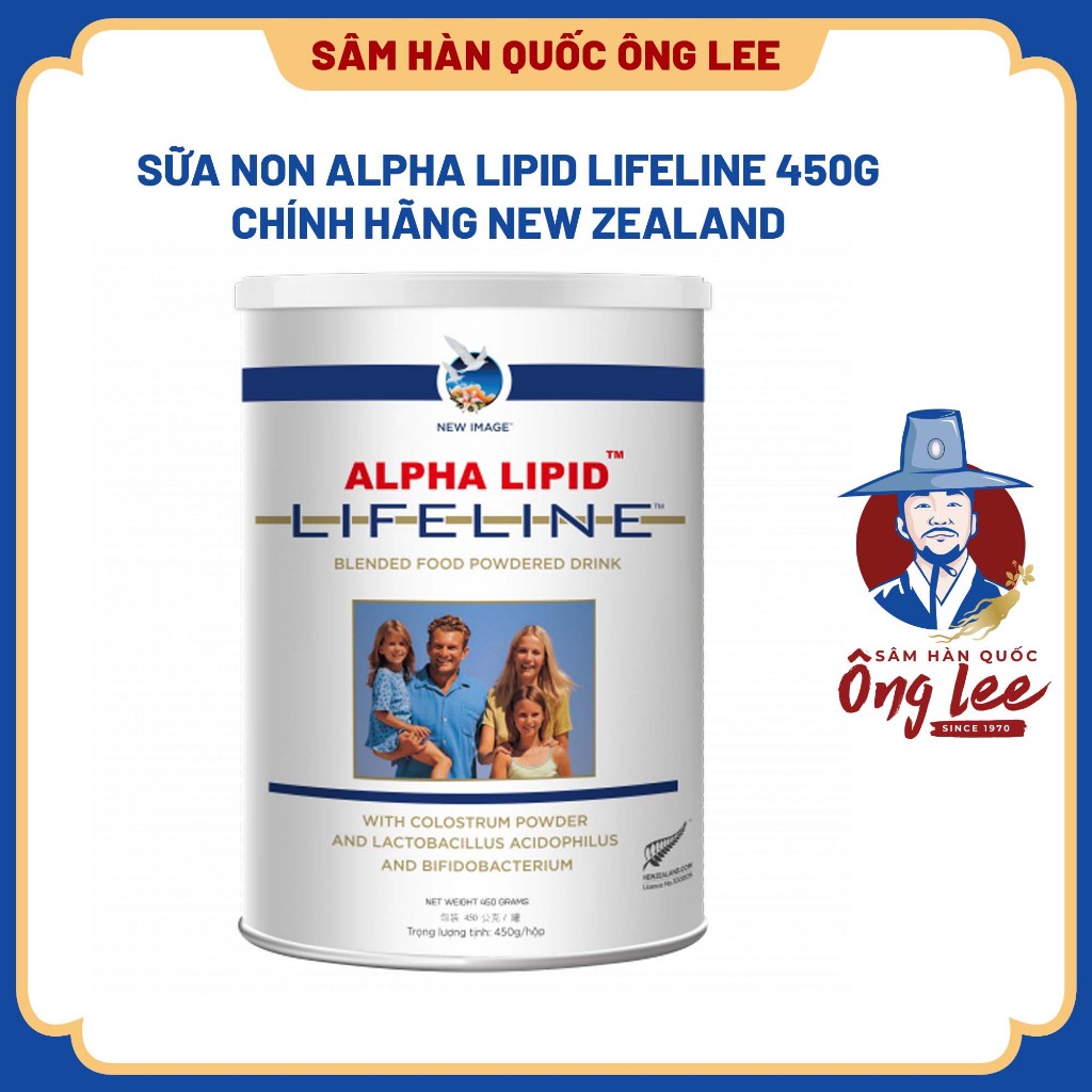 Sữa Non Alpha Lipid Lifeline 450g Chính Hãng New Zealand Hỗ Trợ Tăng Cường Sức Khỏe Toàn Diện