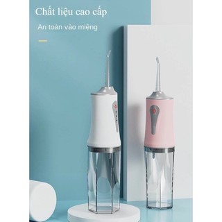 Máy tăm nước cầm tay oral irrigator - tăm nước đánh răng vệ sinh răng miệng hàng chính hãng