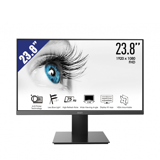 Màn hình LCD MSI PRO MP241X (1920 x 1080/ VA/ 75Hz/ 8 ms) - Bảo hành 24 tháng