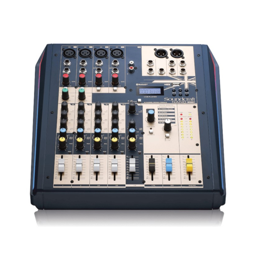 Bàn trộn SOUNDCRAFT Nano M08BT - Mixer SOUNDCRAFT Nano M08BT - TRƯỜNG THỊNH AUDIO SOLUTION