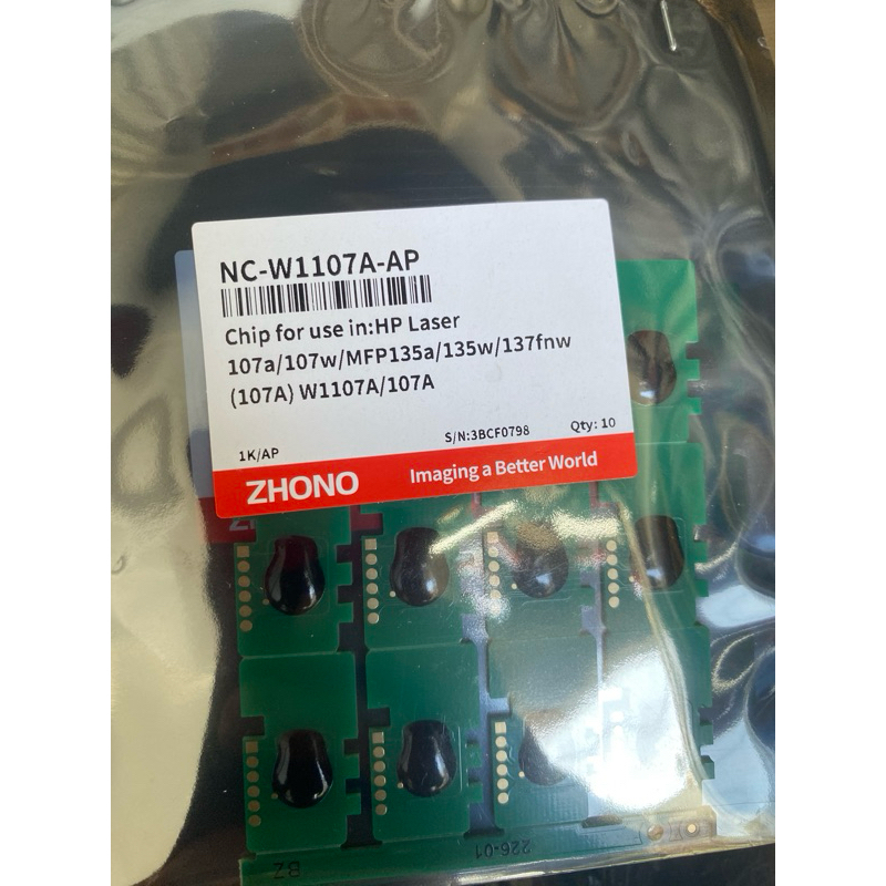 Chip mực HP 107A W1107A Chip cho máy in HP 107A, 107w, 135A, M135w, 137fnw chuẩn