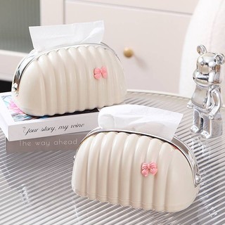 Hộp đựng khăn giấy hình vỏ sò sang trọng, hộp đựng giấy ăn cao cấp