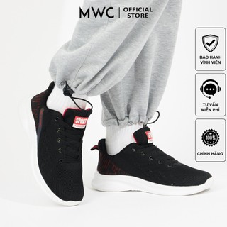 Giày nam mwc 5439 - giày thể thao nam đế nhẹ vải dệt thoáng khí sneaker nam cổ thấp năng động cá tính