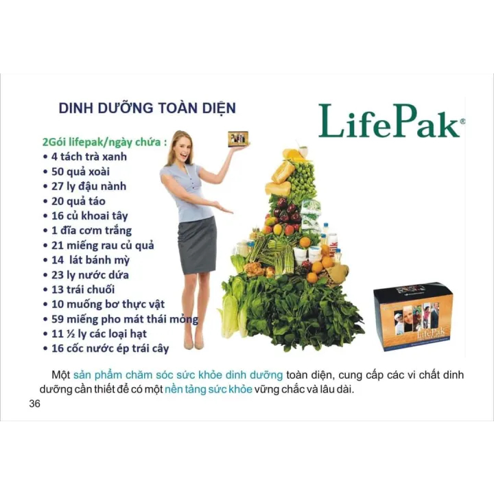 Lifepak nuskin giúp bổ sung dinh dưỡng toàn diện