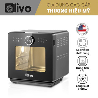 Nồi chiên hơi nước olivo sf16 pro - dung tích 16l - công suất 2800w