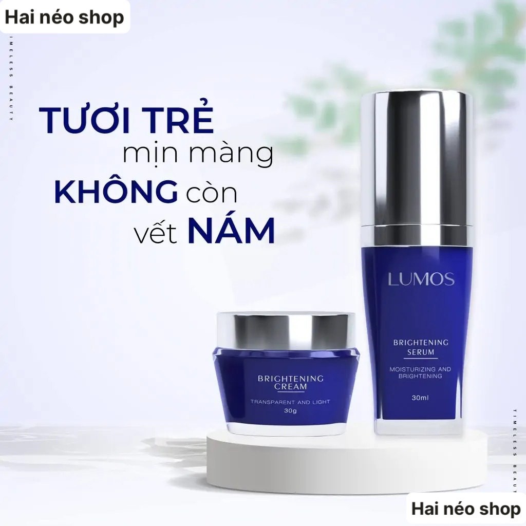 Tinh chất tr! nám, đồi mồi, tàn nhan chứa Tranexamic Acid, Glutathione & Niacinamide LUMOS Brightening