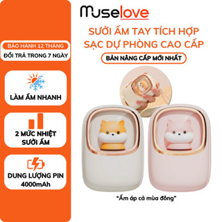 Máy Sưởi Ấm Tay DELADEP Tích Hợp Sạc Dự Phòng,  Dung Lượng Pin Lớn 4000mAh, 2 Chế Độ Sưởi Ấm, Sưởi Ấm Nhanh Chóng