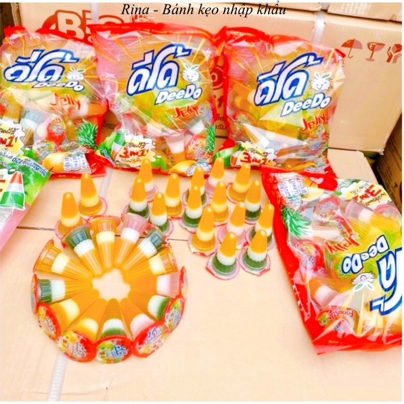 Thạch trái cây Deedo 3 lớp Thái Lan 720g