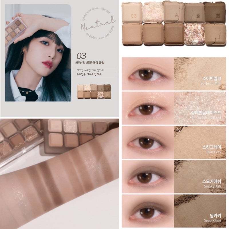 Phấn Mắt Lilybyred Mood Keyboard Cupid 10 Ô 10.5g