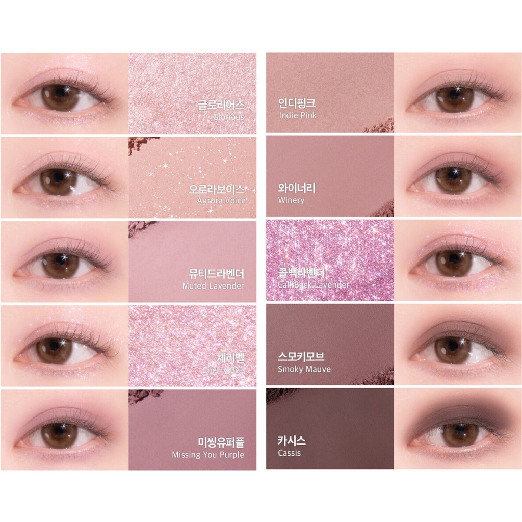 Phấn Mắt Lilybyred Mood Keyboard Cupid 10 Ô 10.5g