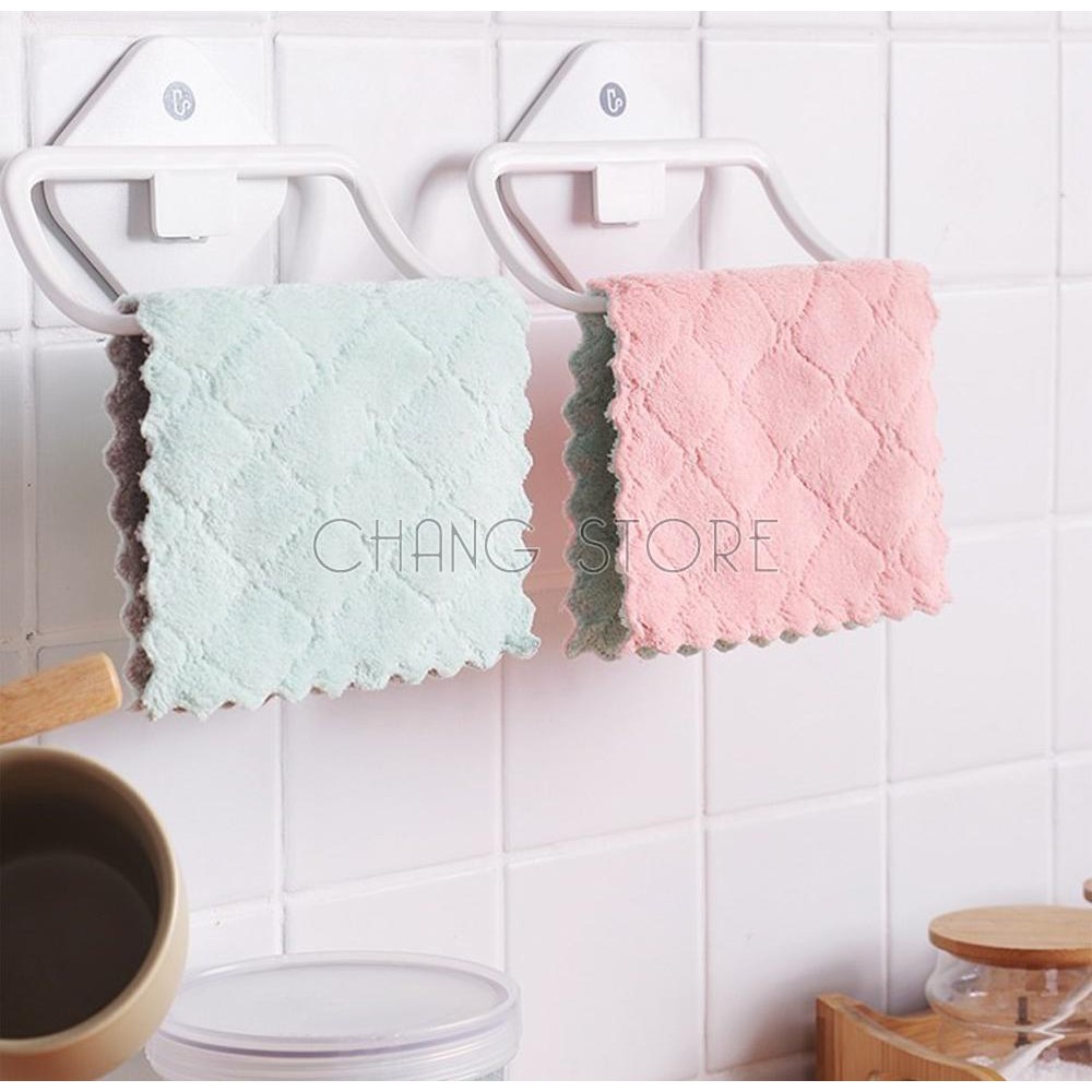 Set 10 khăn lau 2 mặt đa năng, mềm mịn, hút nước MELLI