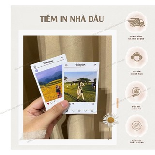 In ảnh theo yêu cầu pola 5x7 khung intagram siêu đẹp, siêu rẻ