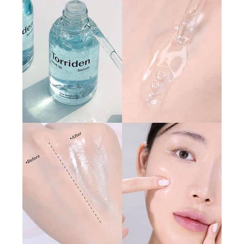 Tinh Chất Dưỡng Ẩm, Phục Hồi Torriden Dive-In Low Molecular Hyaluronic Acid 50ml