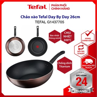 Chảo xào tefal day by day 26cm và 28cm - bảo hành 24 tháng