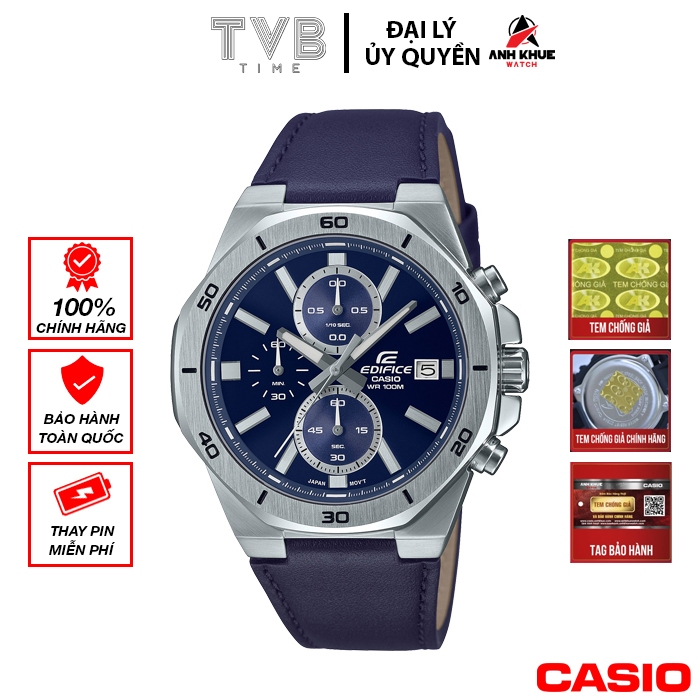 Đồng hồ nam Casio Edifice chính hãng Anh Khuê EFV-640L-2AVUDF