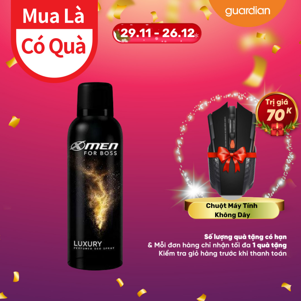 Xịt Khử Mùi Luxury X-Men For Boss 150ml