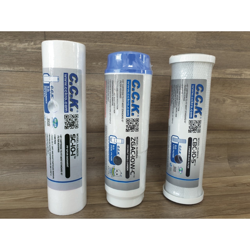 Bộ lõi lọc thô 1,2,3 chĩnh hãng CCK Taiwan