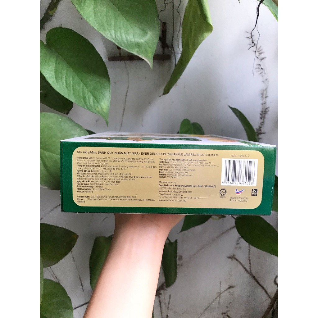 Bánh Quy Nhân Mứt Dứa Ever Delicious Cookies