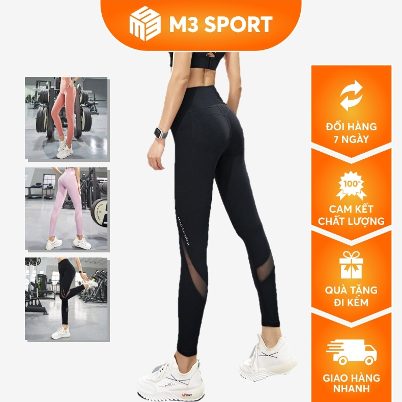 Quần Legging Nữ Dài Tập Gym Yoga Nâng Mông Lưng Cạp Cao Giữ Nhiệt Thun Ôm Bó Vải Dày Dặn Mềm Mại Thoáng Khí Lulu CK056