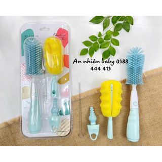 Cọ rửa bình sữa và núm ty -cọ rửa bình sữa silicon cao cấp emma kids hàn quốc