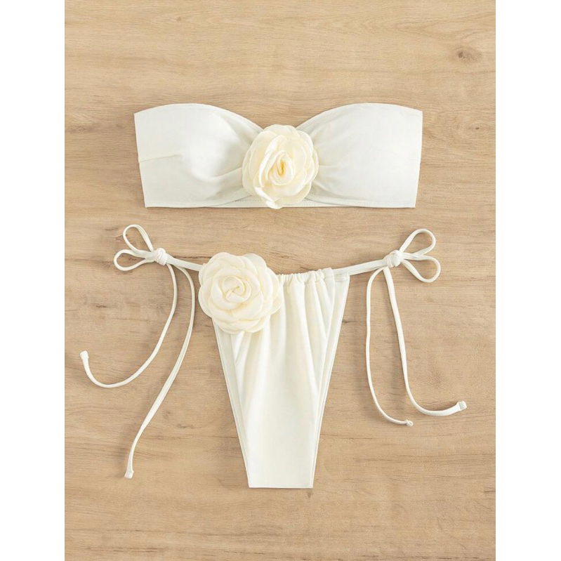 [Hàng Sẵn- Hoả Tốc] Set Bikini hoa cúp ngực phối màu MiaBra | BigBuy360 - bigbuy360.vn