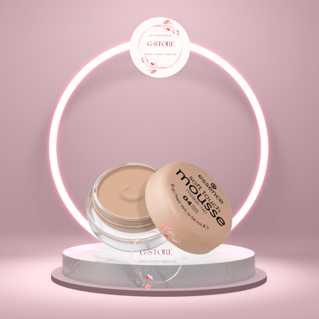 Phấn tươi Mousse Essence 3in1 vừa làm kem lót, kem nền, phấn phủ. Hàng nội địa Đức
